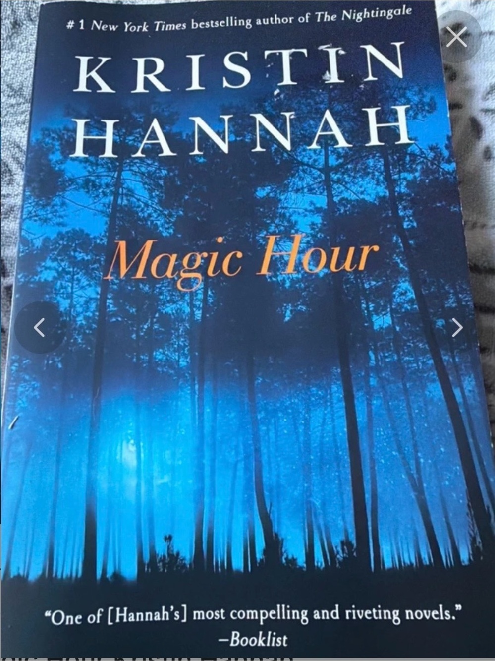 Kristin Hannah "Magic Hour" Paperback - Blue Cover